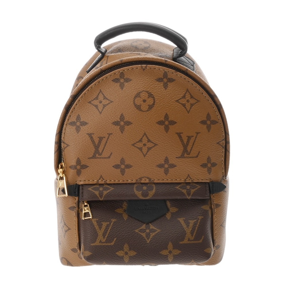 Louis Vuitton Monogram Reverse Palm Springs Backpack Brown Canvas Daypack